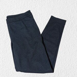 Zac & Rachel Pull-On Stretch Pants Heathered Navy Blue Size L